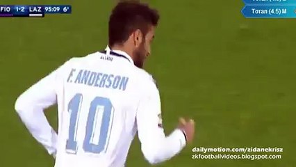 Felipe Anderson Goal Fiorentina 1-3 LAzio Serie A