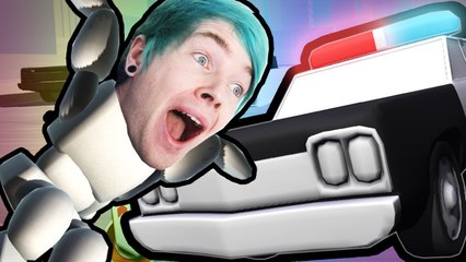 DanTDM - Turbo Dismount. EPIC POLICE CHASE!!