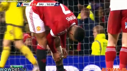 Goal Wayne Rooney - Manchester United 1-0 Sheffield United (09.01.2016) FA Cup