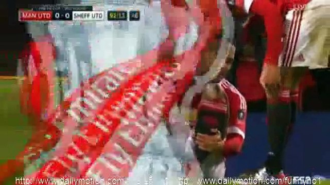 Wayne Rooney Goal Manchester United 1 - 0 Sheffield United FA Cup 9-1-2016