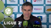 Conférence de presse Chamois Niortais - Dijon FCO (2-2) : Régis BROUARD (CNFC) - Olivier DALL'OGLIO (DFCO) - 2015/2016