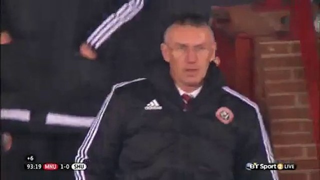 Wayne Rooney Goal - Manchester United vs Sheffield Utd 1-0 09-01-2016