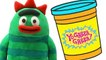 Yo Gabba Gabba STOP MOTION Play doh video --- Nesting Doll Toys Animation