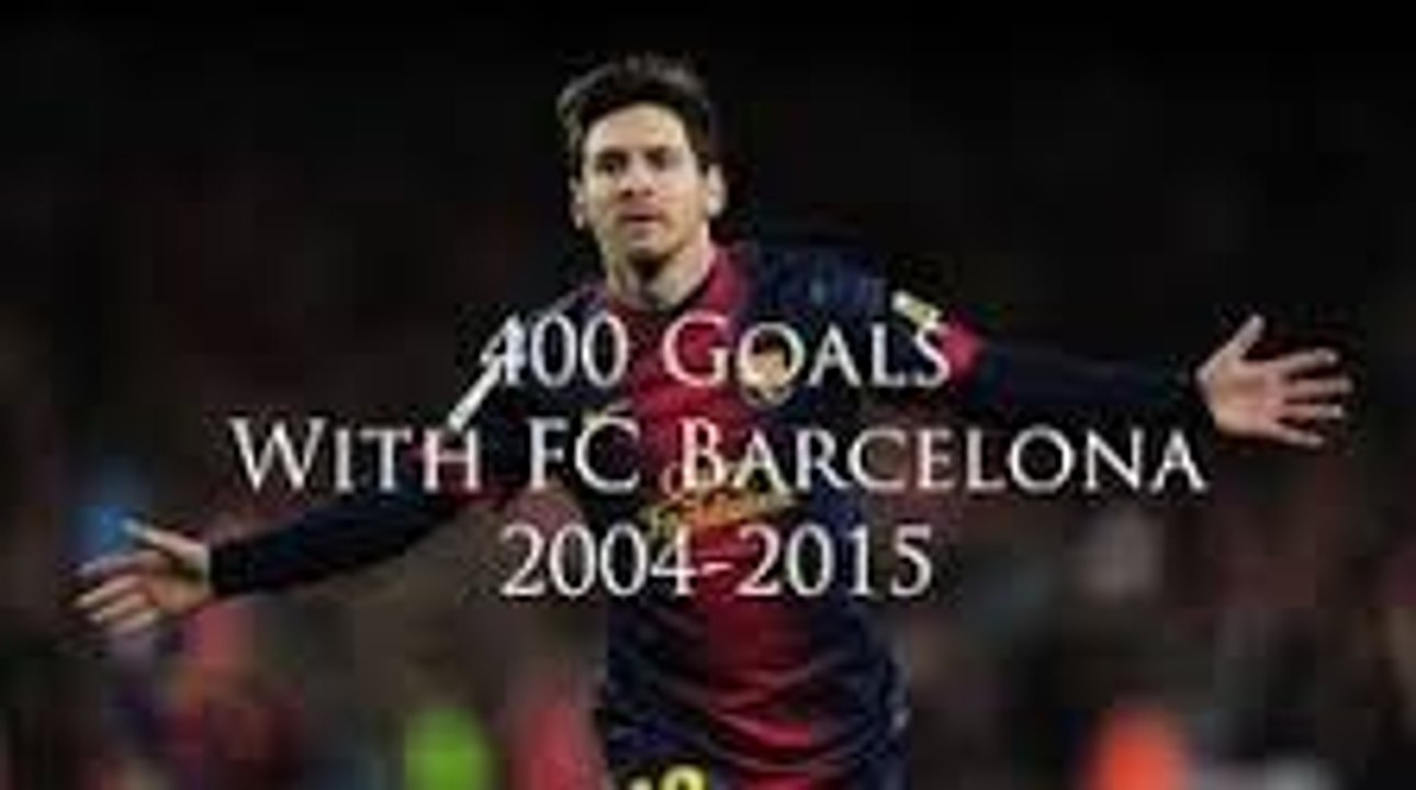 Lionnel Messi all 400 goals in career - 2004-2015