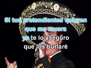 NO ME SE RAJAR - VICENTE FERNANDEZ - KARAOKE - PISTA Y LETRA