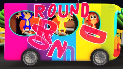 Animals Wheels On The Bus Nursery Rhymes For kids And Song For Babies And Children’s
