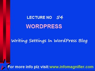 Writing Settings In WordPress Blog_(Lec-54)