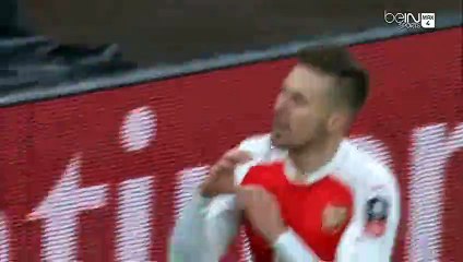 Aaron Ramsey Goal - Arsenal 2-1 Sunderland - 09-01-2016