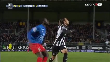 Billy Ketkeophomphone Goal - Angers 2-0 Caen - 09-01-2016