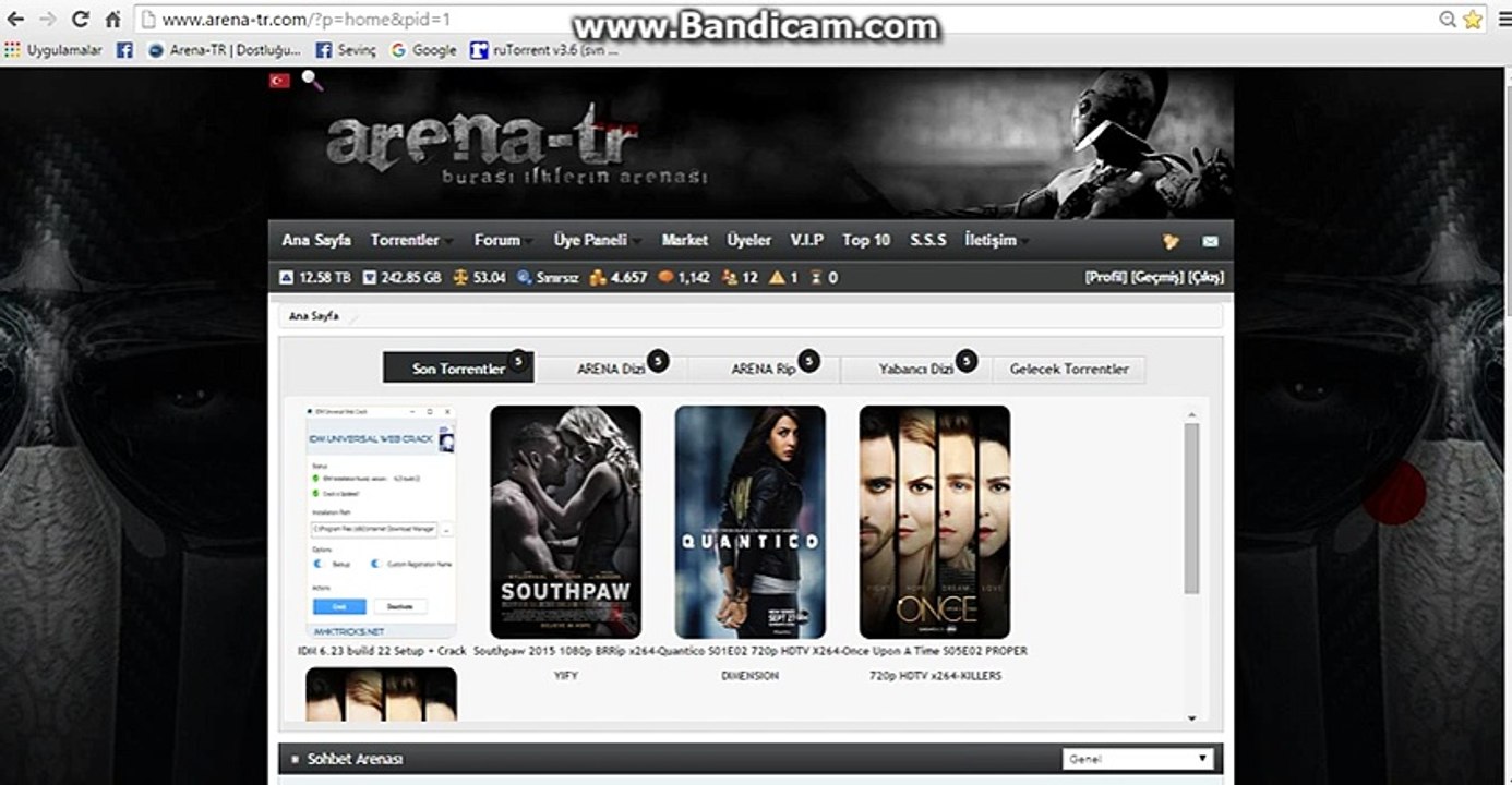 Arena-TR Sitemize Torrent Nasıl Yüklenir Videolu Anlatım _ Arena-TR _ Dostluğun kazandığı tek arena