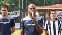 Botafogo apresenta elenco e Jefferson manda recado para a torcida