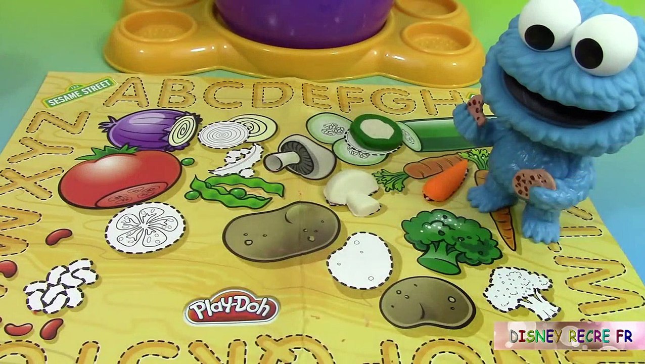 Play Doh Croque-Lettres de Macaron le Glouton Cookie Monster