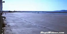 Soviet Helicopter Has Problems on Runway