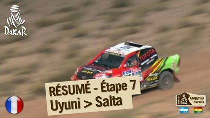 Résumé de l'étape 7 - Auto/Moto - (Uyuni / Salta)