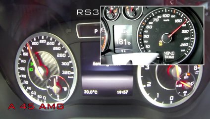 Mercedes A 45 AMG VS Audi RS3 (Motorsport)