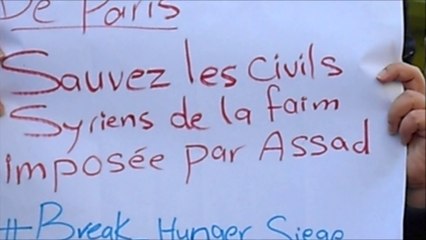 Soutien à Madaya, ville affamée par l'armée en Syrie