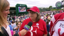 Live @ Wimbledon's Rachel Stringer meets Roger Federer's biggest fans