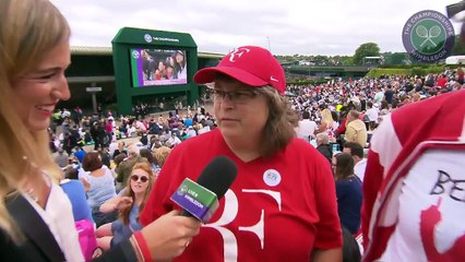 Live @ Wimbledon's Rachel Stringer meets Roger Federer's biggest fans