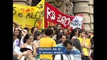 SP: Protesto contra aumento da tarifa do transporte público acaba em confusão