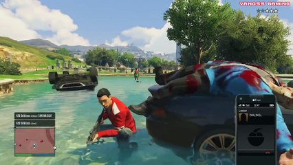GTA 5 Online Funny Moments Vanoss Vs. Bicycle, Launch Glitch, Lui Calibre Prank Calls his