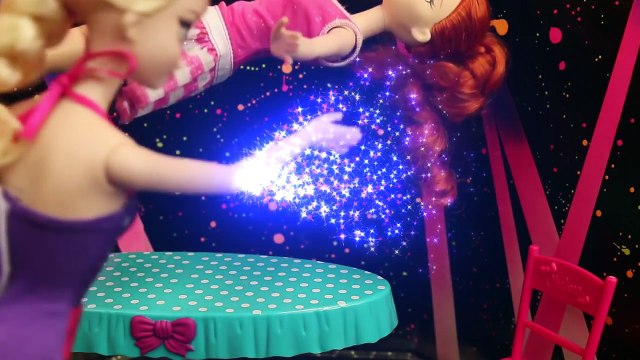 Frozen Anna & Spiderman TRAPPED Disney Princess Elsa Barbie Doll Magic Show & Failed Power