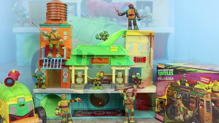 Teenage Mutant Ninja Turtles Large Shellraiser Vs Small Shellraiser Comparison Toy Review