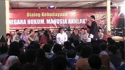 CAK NUN & KYAI KANJENG - Dialog Kebudayaan, Pendopo Taman Siswa Yogyakarta - November 2011 #6