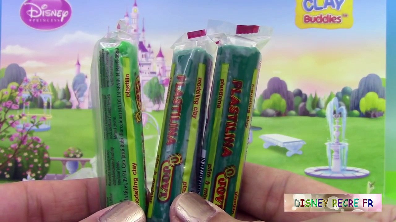 Disney Princess Clay Buddies Pâte à modeler Robes ♥ Rapunzel Cinderella Snow White