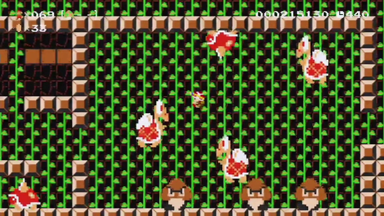 Super Mario Maker - 100 Mario Challenge 0-001 Normal - Mario Blue Overalls Reward