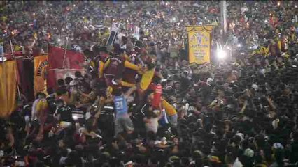 Millones asisten a la procesión del Nazareno Negro en Manila