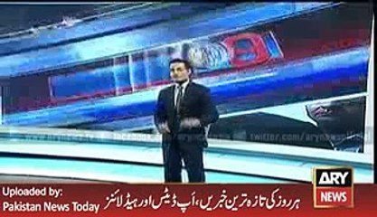 ARY News Headlines 11 January 2016,  Mola Buksh Chandio Media Talk