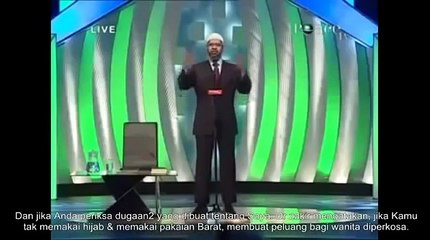 Video Dr Zakir Naik Menjawab Apakah Hijab Mengekang Wanita ( Sub Bahasa Indonesia )