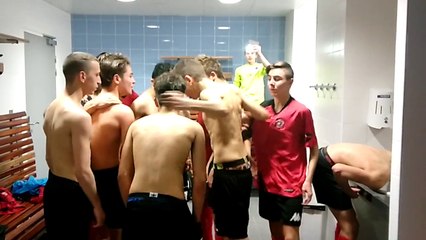 Joie dans les Vestiaires U17 - Dimanche 10-01-2016