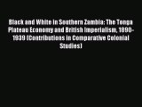 [PDF Download] Black and White in Southern Zambia: The Tonga Plateau Economy and British Imperialism