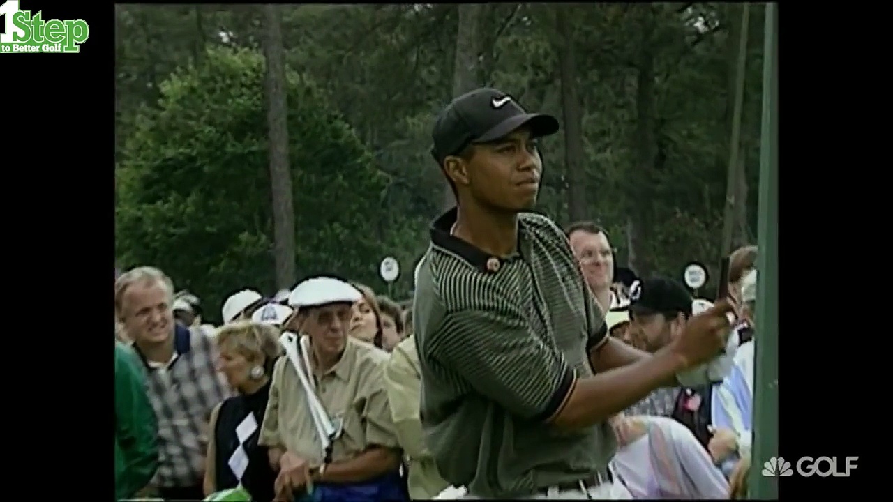 Tiger Woods Great Golf Shots from 1997 Masters Tournament