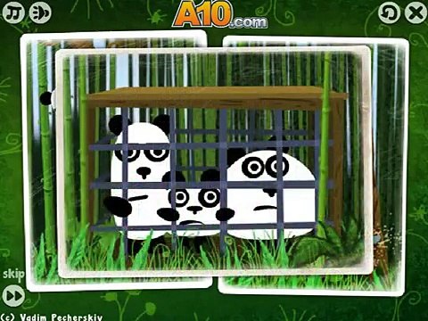 Три панды Побег от браконьеров (3 Pandas Escape ) Прохождение игры