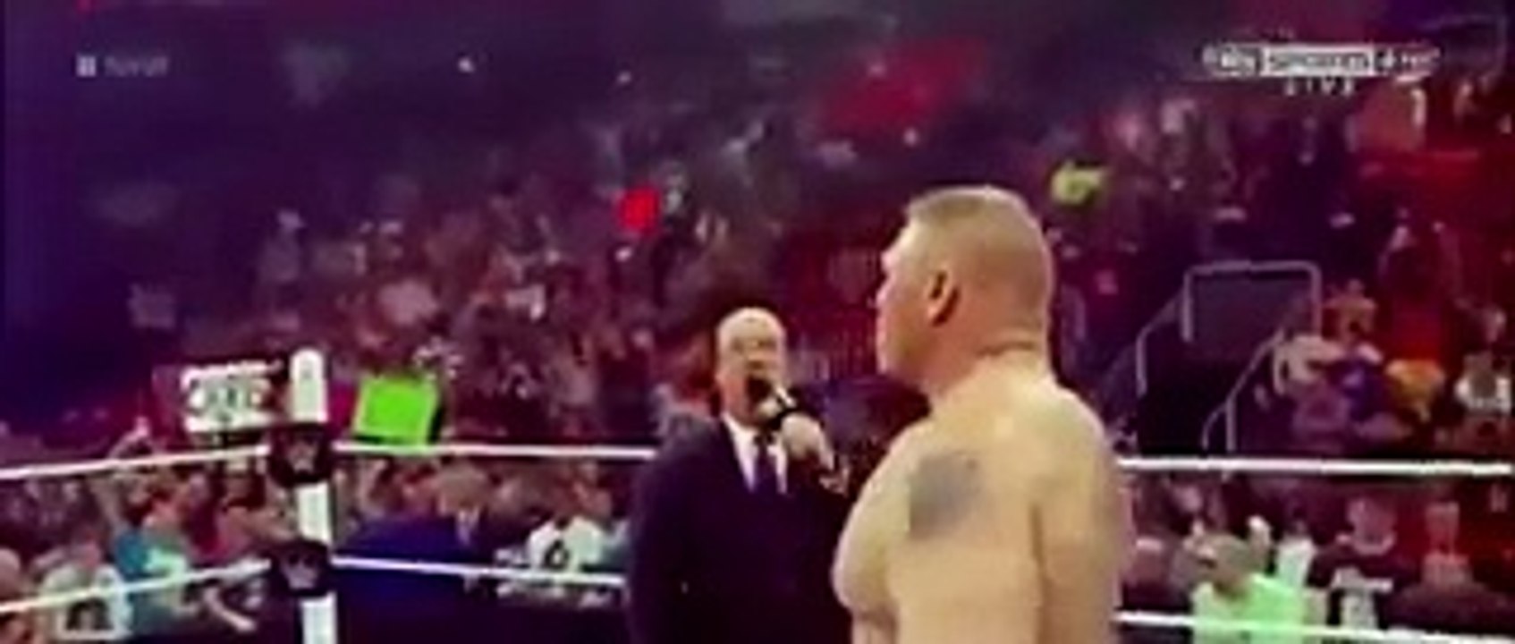 Kevin Owens Challenges Brock Lesnar!-WWE RAW 28--12--15