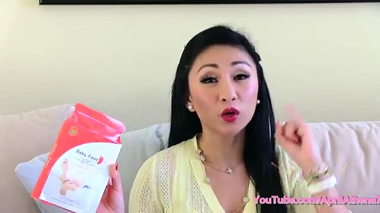 How to Get Rid of Cracked, Dry, Stinky FEET! Baby Foot Review! (Before&After) AprilAthena7