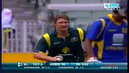 Dinesh Chandimal is Run Out! or is he=