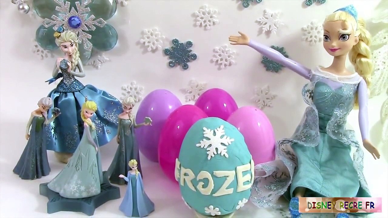 Oeufs surprise en pâte à modeler Reine des neiges Princesse Elsa ⓋⒾⒹéⓄ ⓋⒾⒹéⓄ