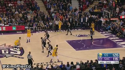 Stephen Curry Dances on Rajon Rondo