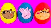 Peppa pig Playdoh eggs surprise eggs toy videos juguetes peppa pig huevos sorpresa