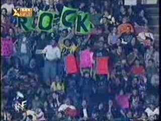 rock make fun of wwf superstars