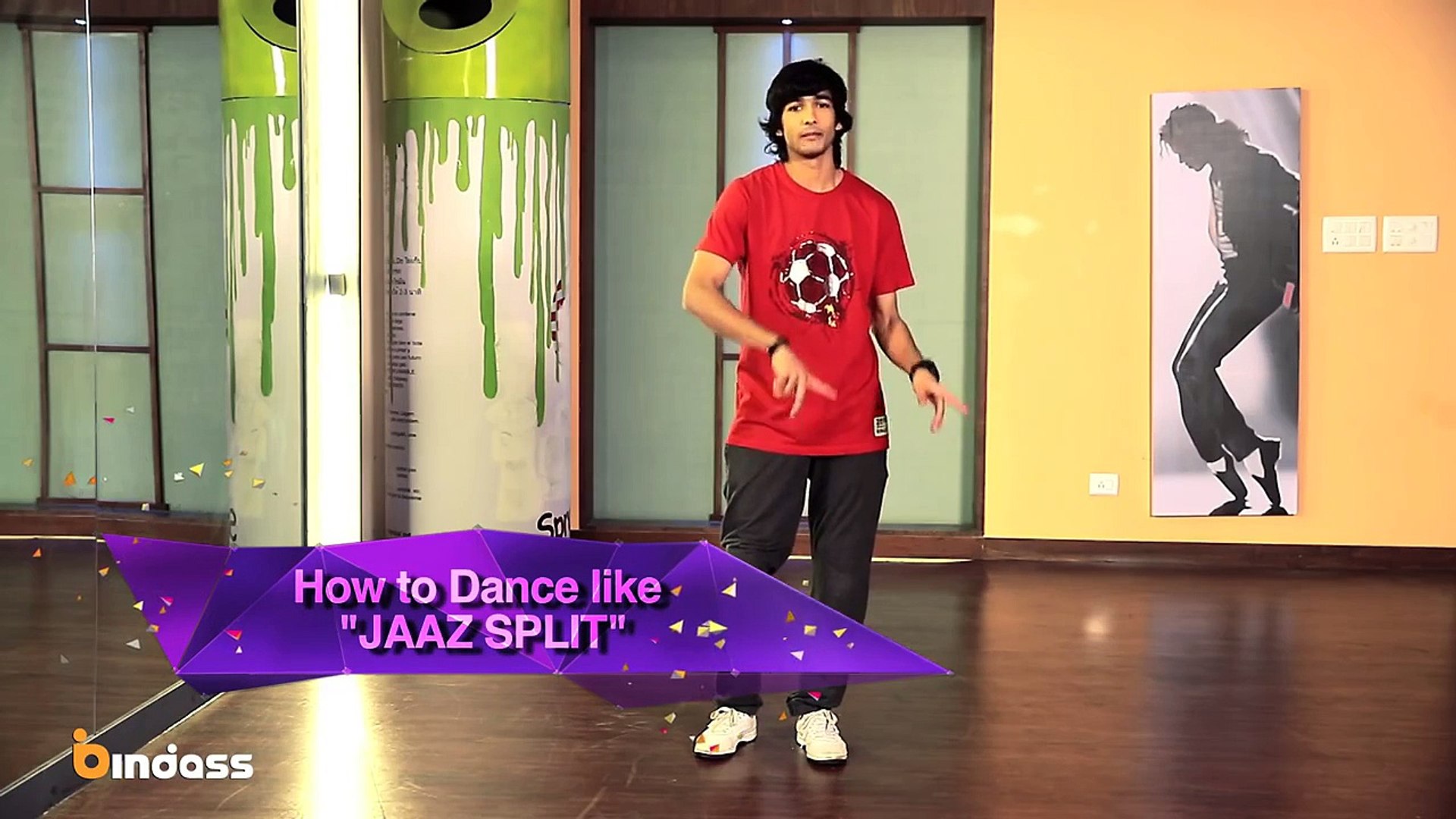 How to Do a Jazz Split with Shantanu | bindass Naach: Learn to Dance -  Dailymotion Video
