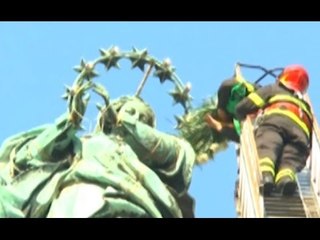 Napoli - Immacolata celebrata in Piazza del Gesù (08.12.15)