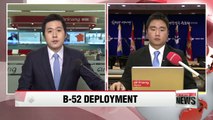 S. Korea, U.S. deploy B-52 bomber over Korean Peninsula