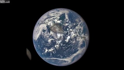 From a Million Miles Away, NASA Camera Shows Moon Crossing Face of Earth