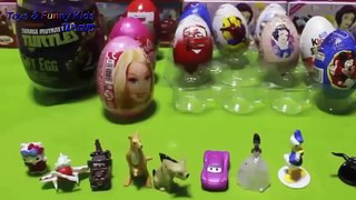 Kinder Surprise Eggs Mickey Mouse Play Doh Peppa Pig HD