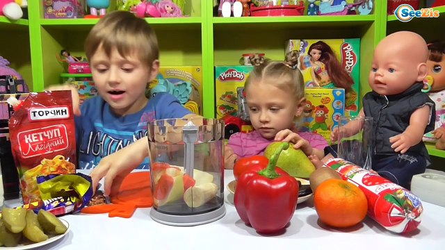 ✔ BRUDER. ВЫЗОВ. Смузи Челендж от Игорька и Ярославы - Smoothie Challenge - Video for kids ✔