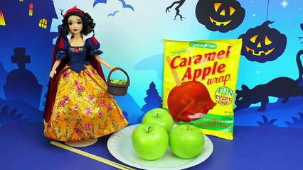 Making Candy Apples with Disney’s Snow White DIY for Halloween. DisneyToysFan.